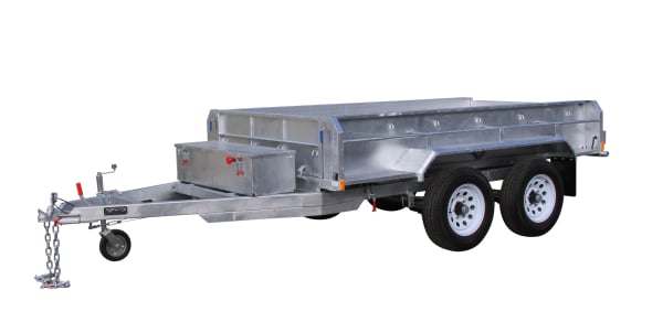 8 x 5 Hydraulic Tandem Box Trailer