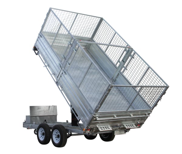12 x 7 Flat Bed Trailer With Ramps 12 x 7 Flat Bed Hydraulic Tipper Trailer
