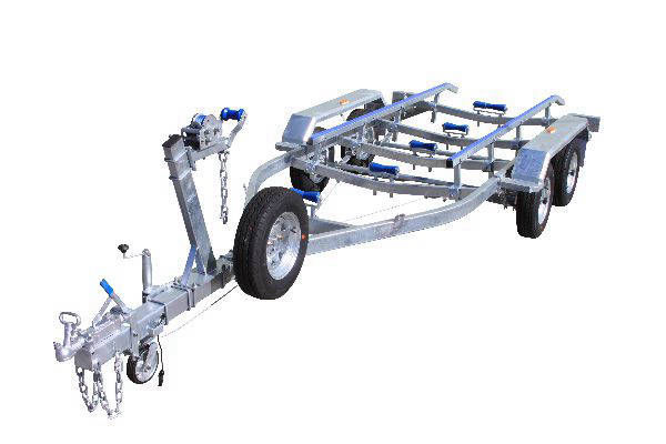 7M Tandem Boat Trailer With Skids Seven Meter Tandem Boat Trailer With Skids